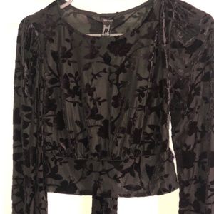 Crop top long sleeve